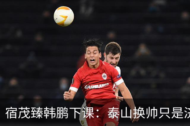 宿茂臻韩鹏下课：泰山换帅只是济南文旅一场体面的甩锅表演